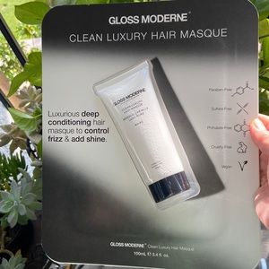 GLOSS MODERNE Clean Luxury Hair Masque in Soleil。